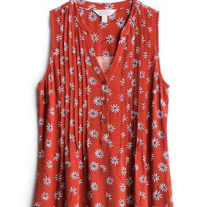 Market + Spruce Hemingway Henley Top - Floral